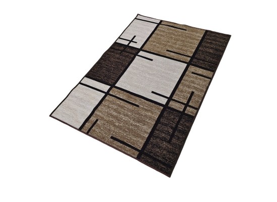 Мокетен килим ERIKA 8010 brown P1